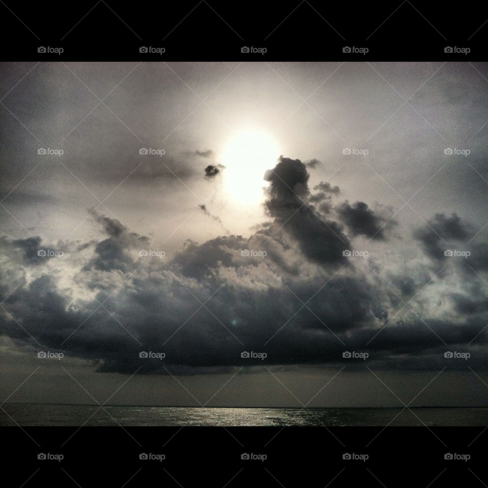 charleston sc ocean clouds storm by milner17