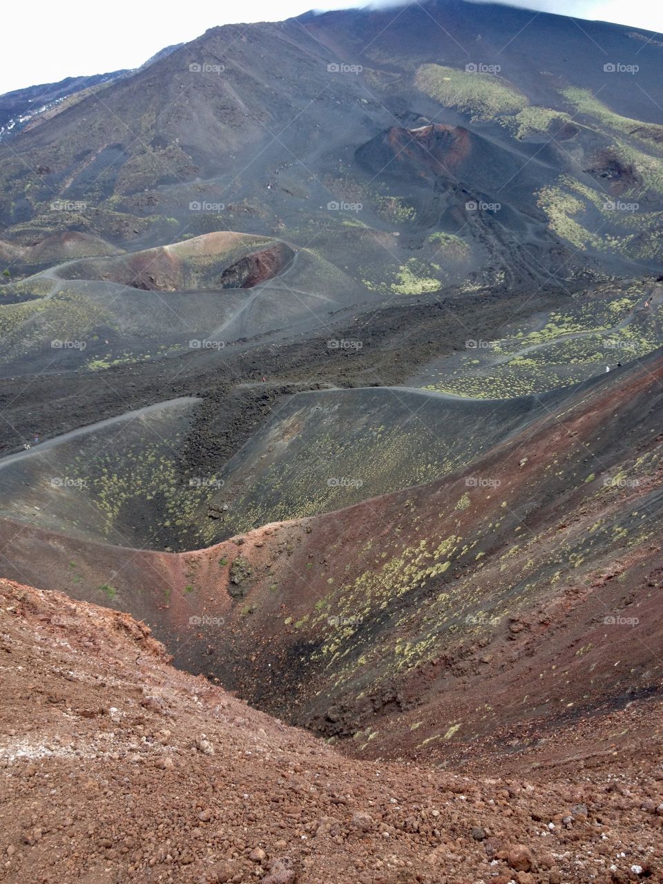 Scenic view of rock formation