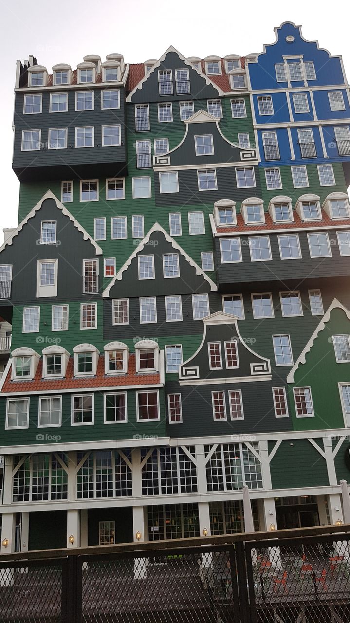Unusual architecture in the Netherlands