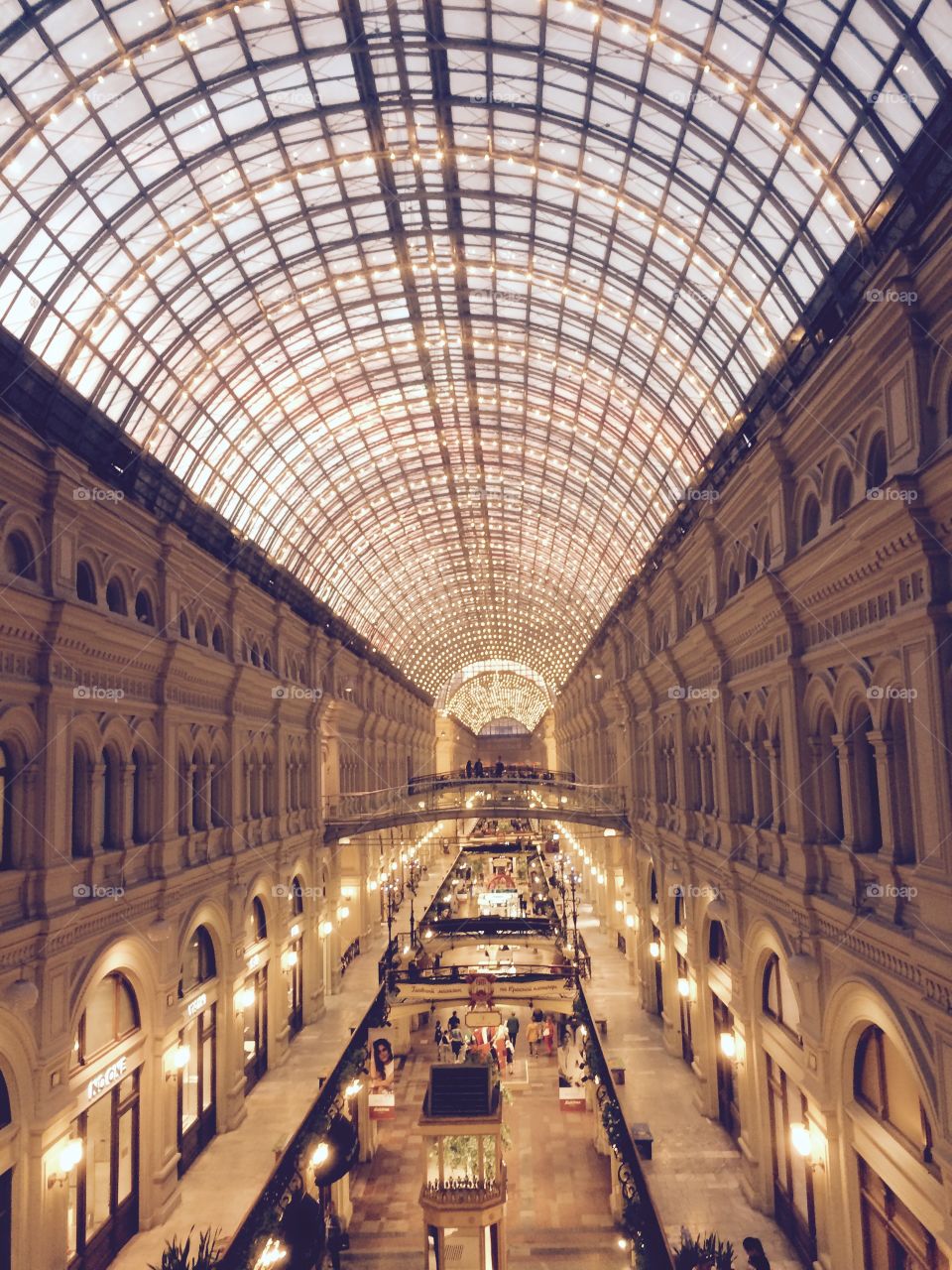 Mall hallway Moscow