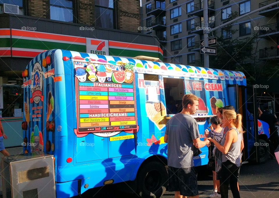 Delicious Street Food Italian Ices