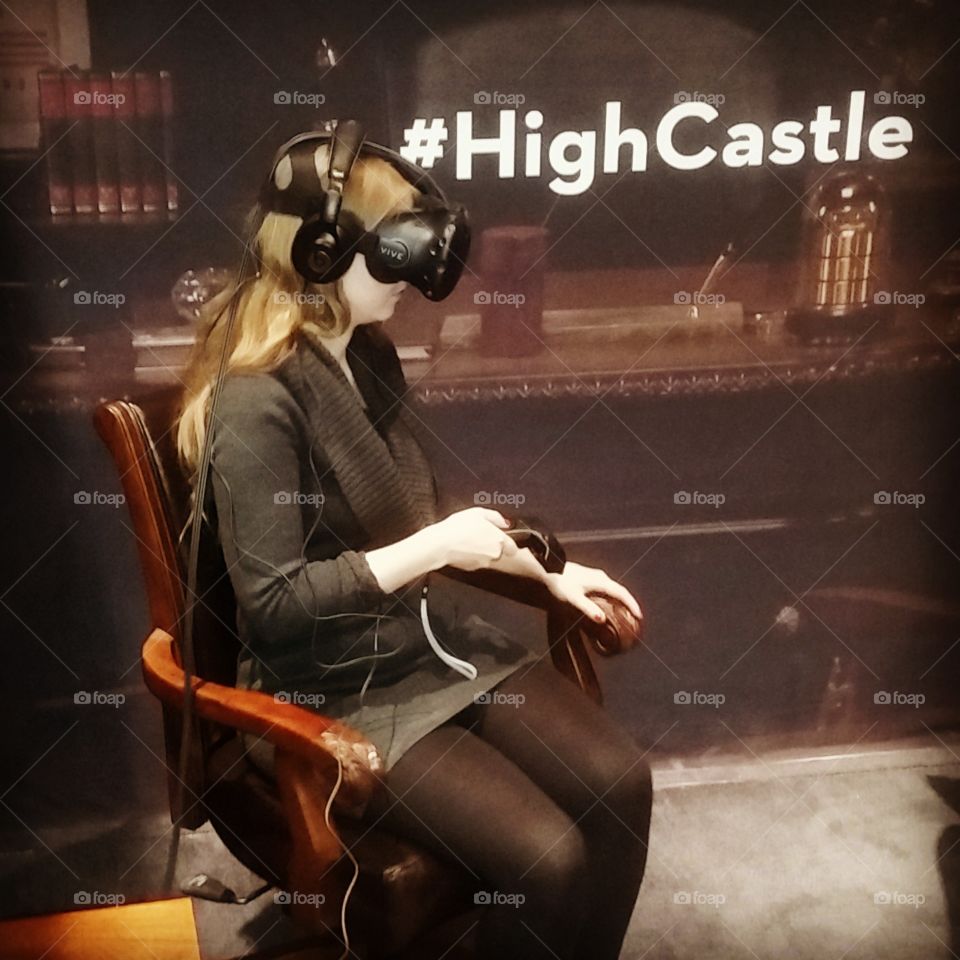 High castle HTC Vive VR experience at New York Comic Con - NYCC
