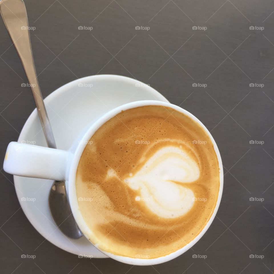 Coffee with a heart 