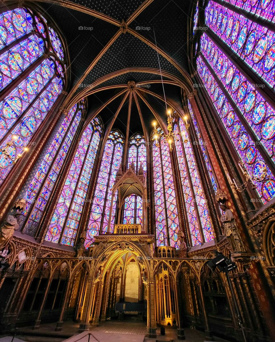 la sainte chapelle  à Paris