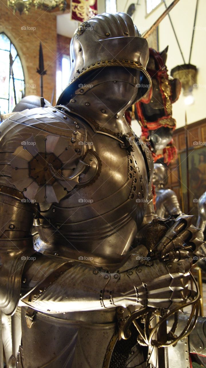 Knight armor at museum