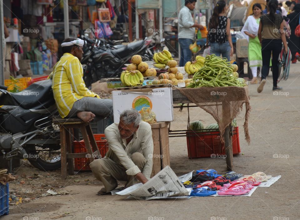 Fruit sellers, Varanasi India