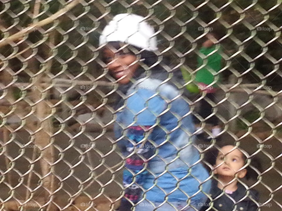 Web, Cage, People, Fence, Portrait