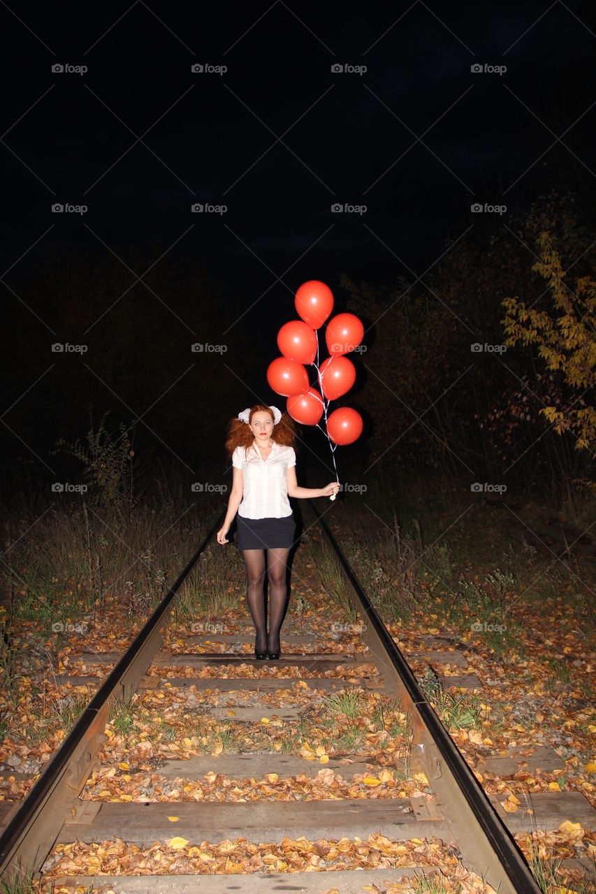 Photo shoot in the style of "it"