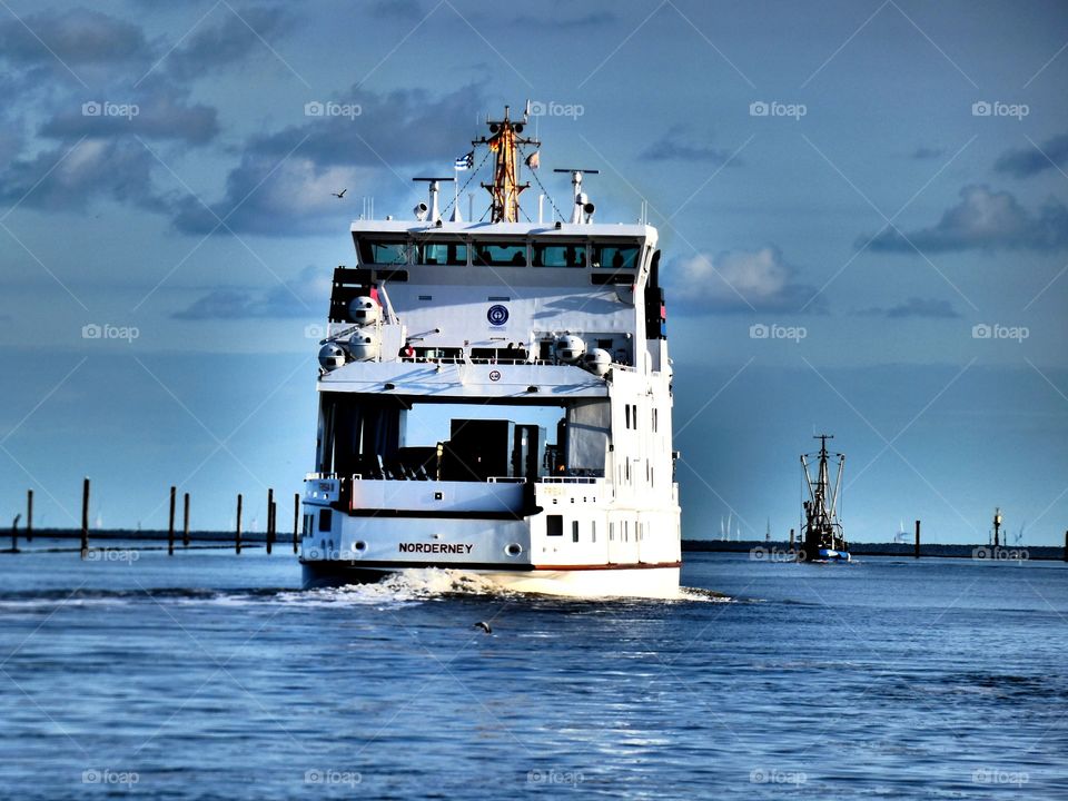 On the way to Norderney