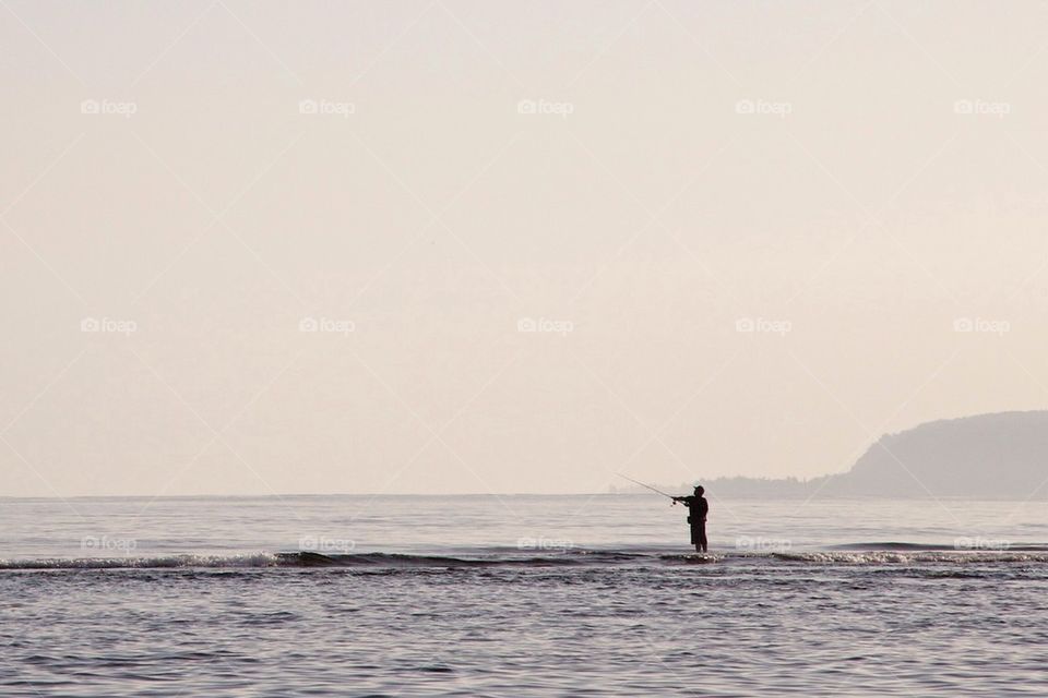 Early Morning Fisherman