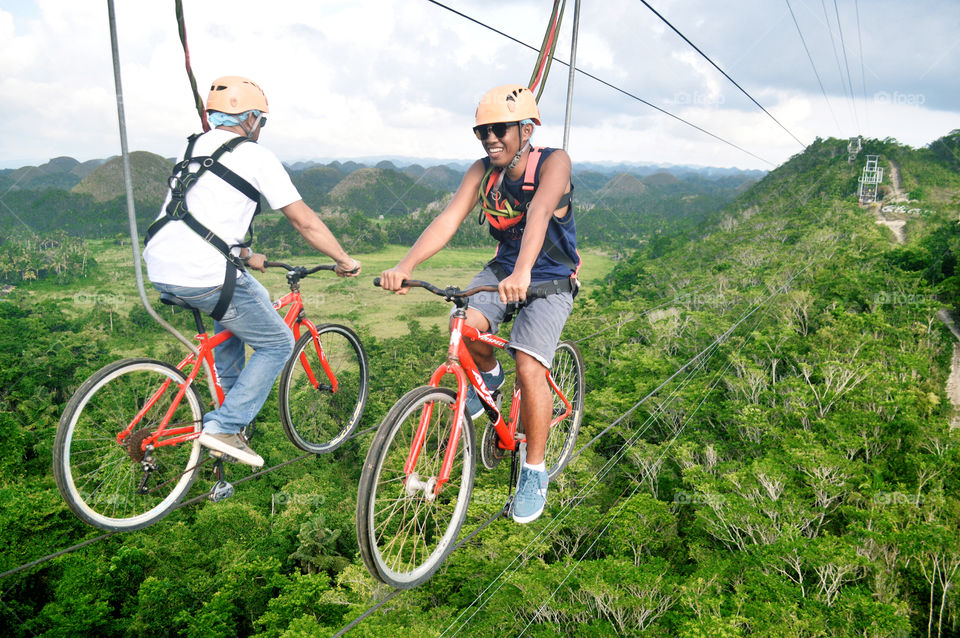 Bike zipping is an awesome adventure