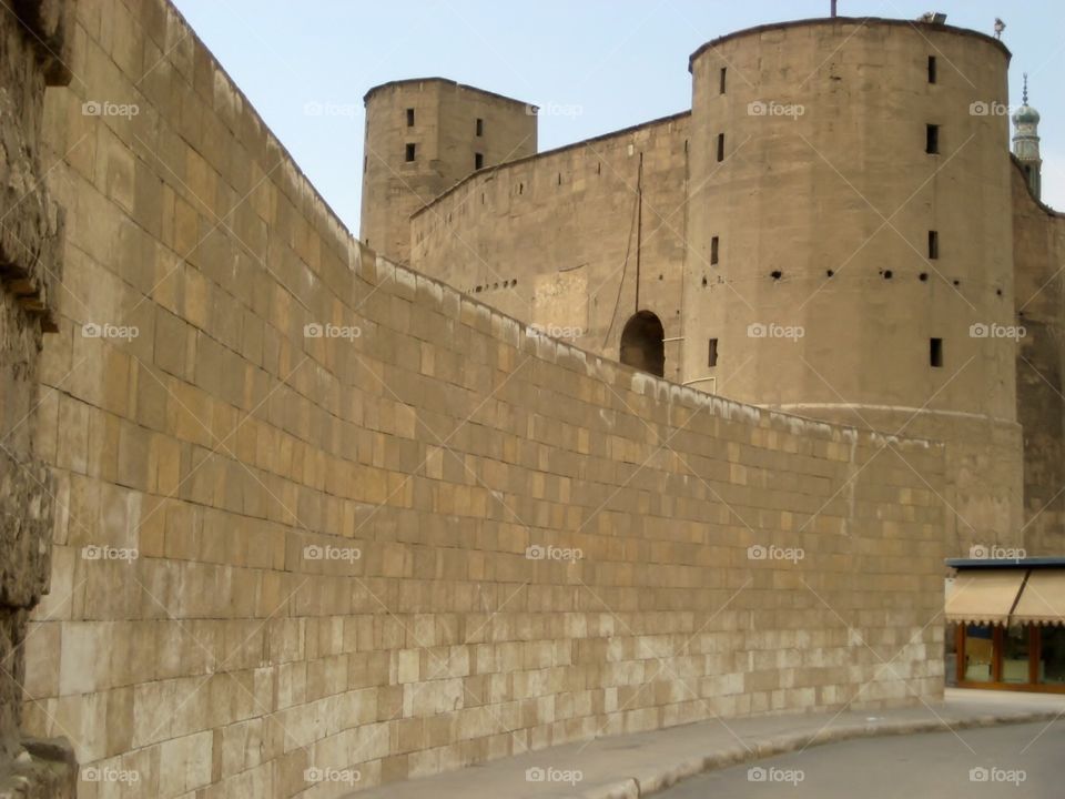 Cairo Egypt. The Mosque of Muhammad Ali at the Citadel