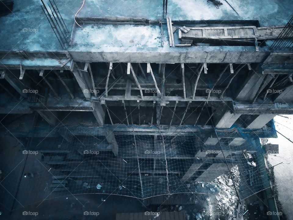 Construction Site View Shot from Back Gallery