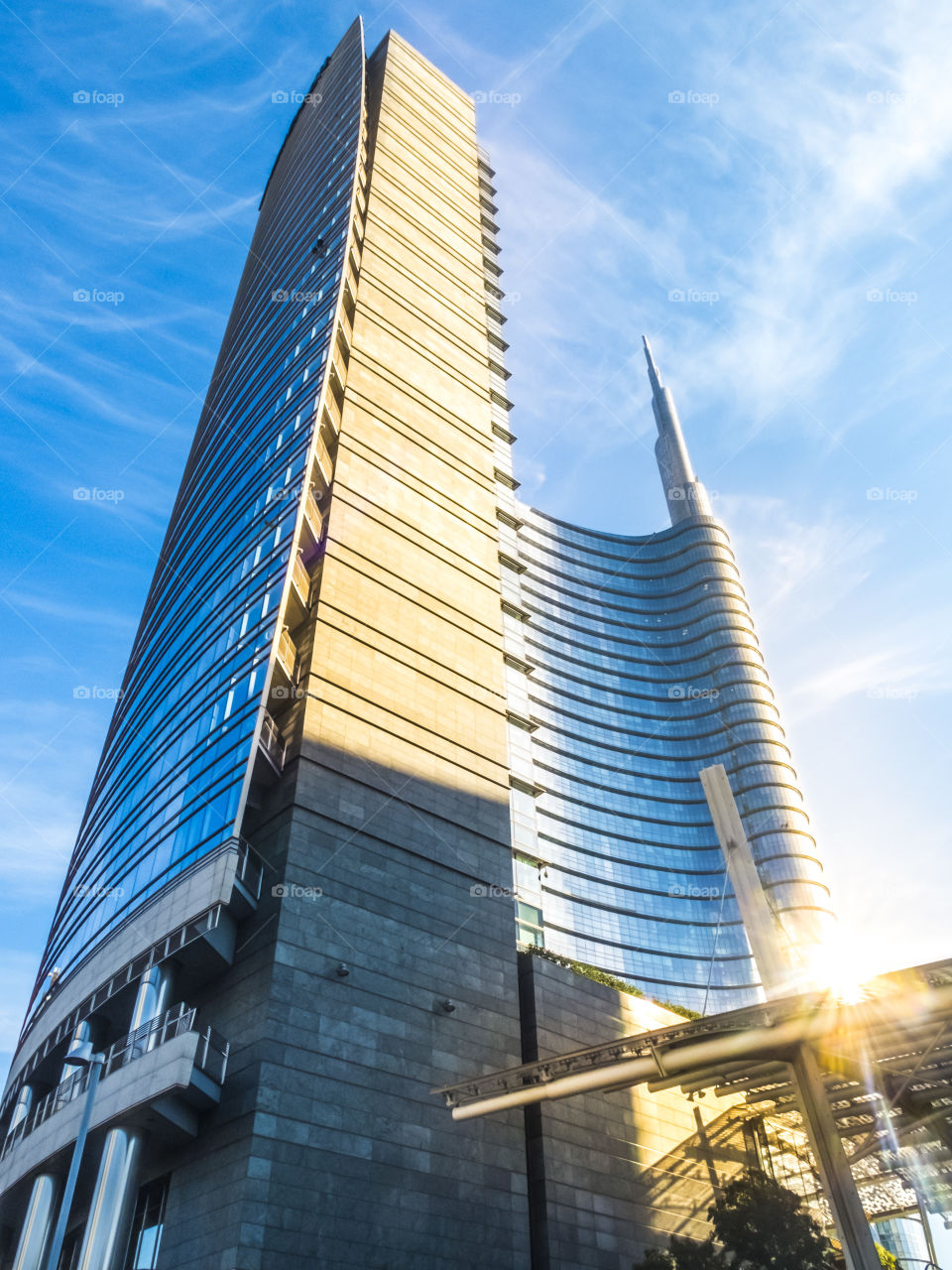 The UniCredit Tower (Torre UniCredit) is a skyscraper in Milan, Italy. At 231 metres (758 ft), it is the tallest building in Italy. 