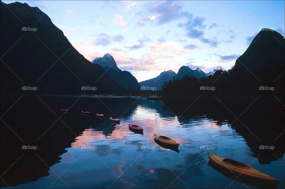 Kayaking in Milford Sound