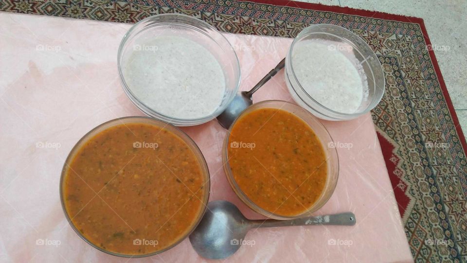 Two kind of Morocco soup