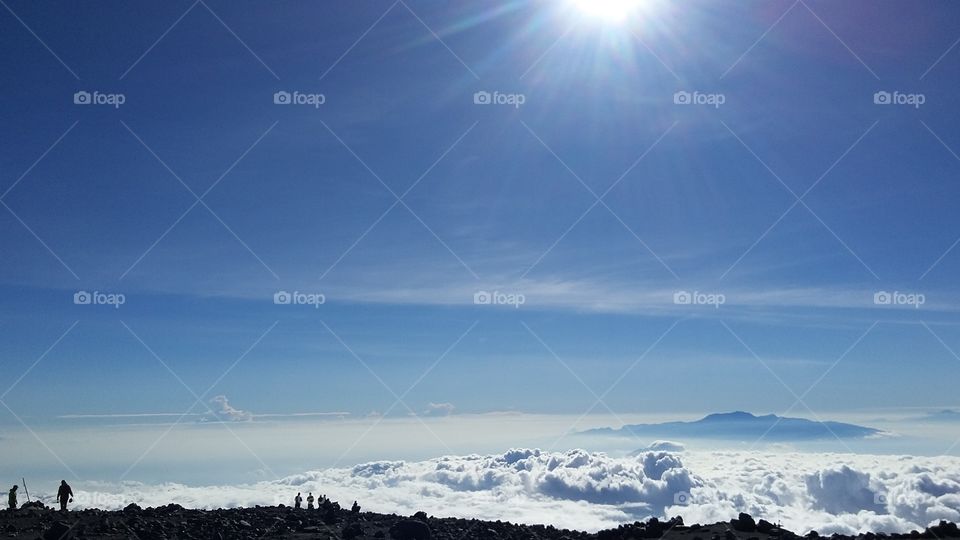 Is above the cloud 