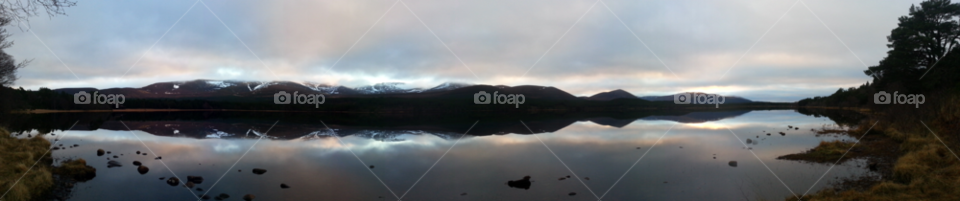 snow water lake scotland by zolo2407