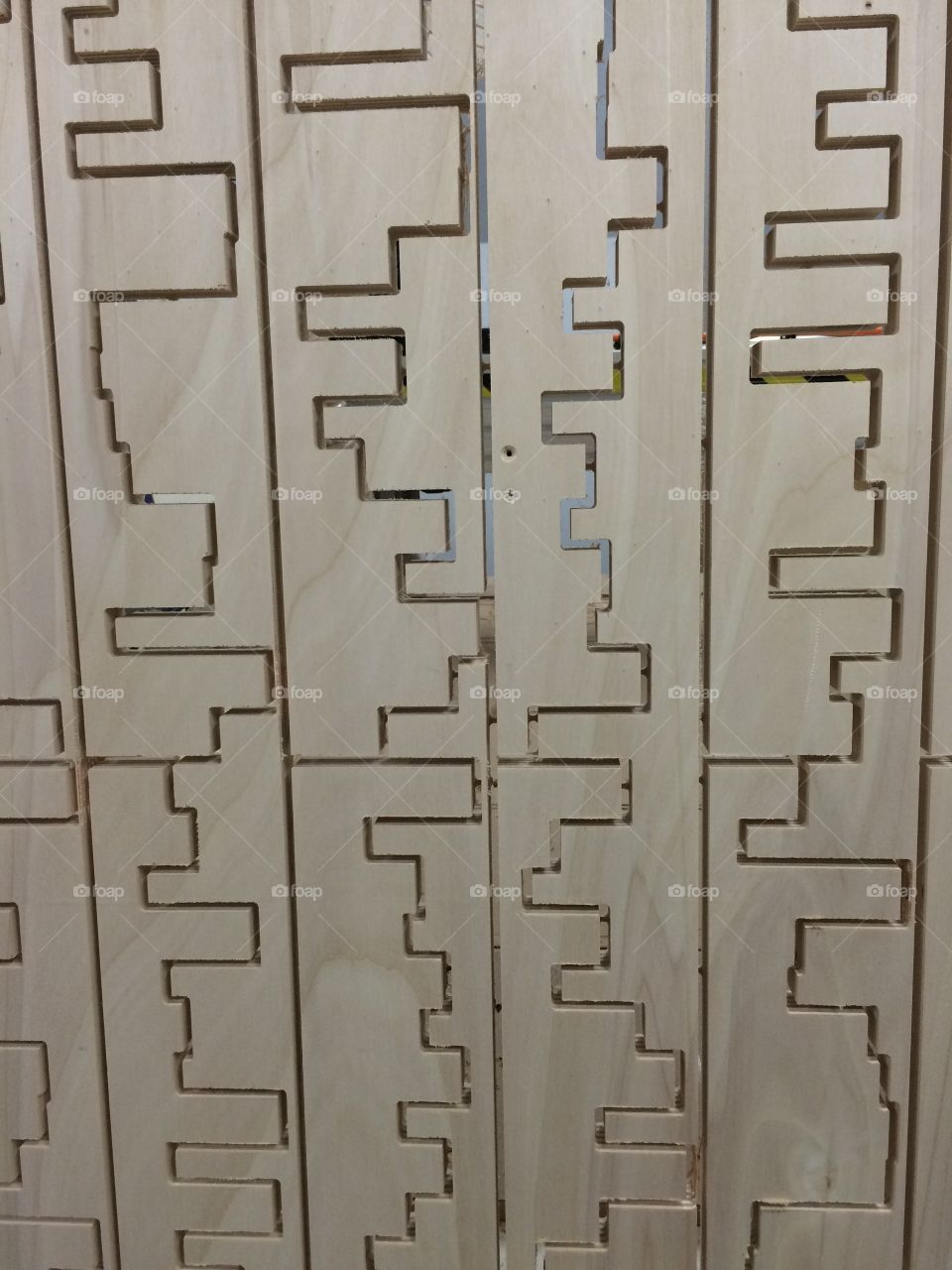 Build your own skyline. Wood cut with CNC machine