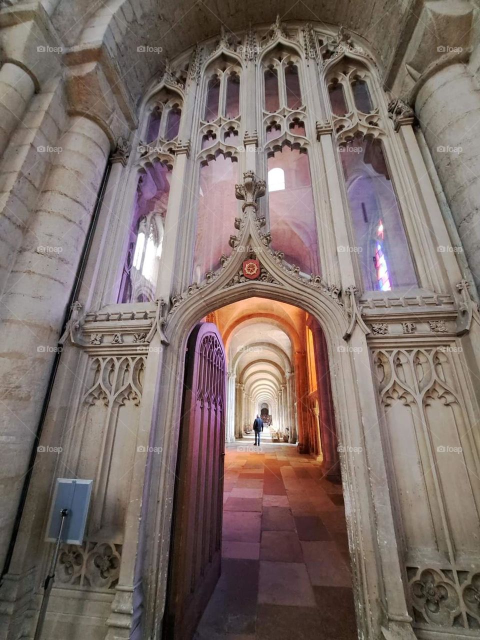 Inside the Norwich Cathedral Church of the Holy and Undivided Trinity