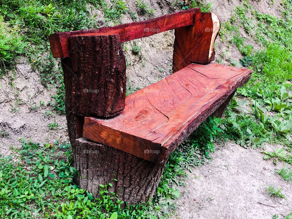 Rustic bench