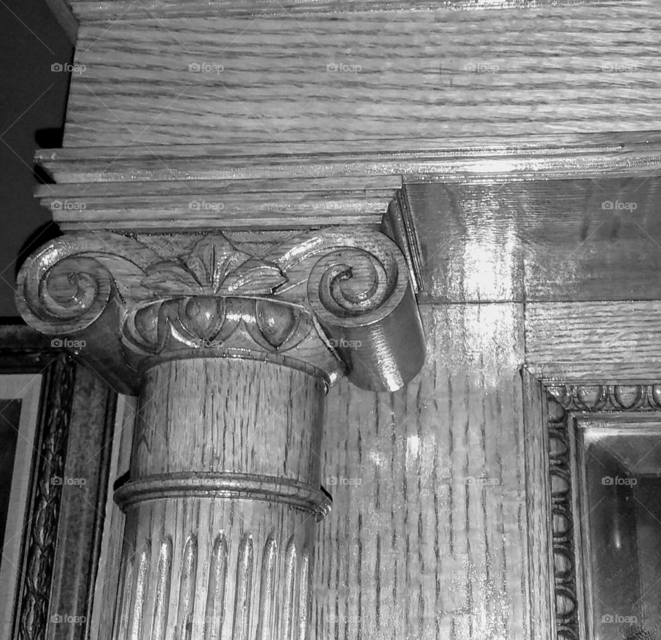 1900s Fireplace Woodwork