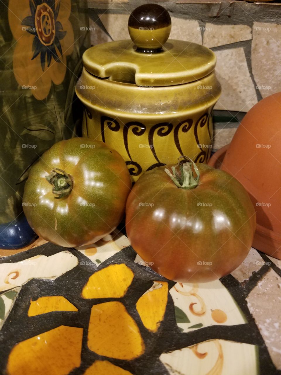 heirloom tomato still life