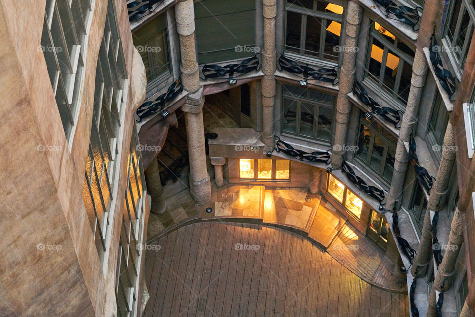 La Pedrera patio