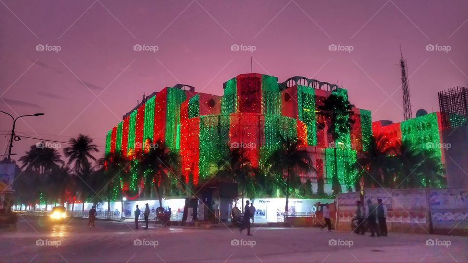 decorated for victory day of Bangladesh