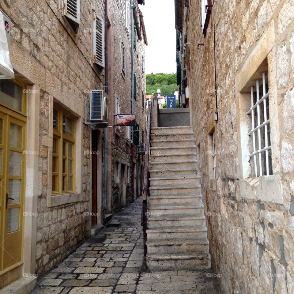 Stairway, Hvar, Croatia