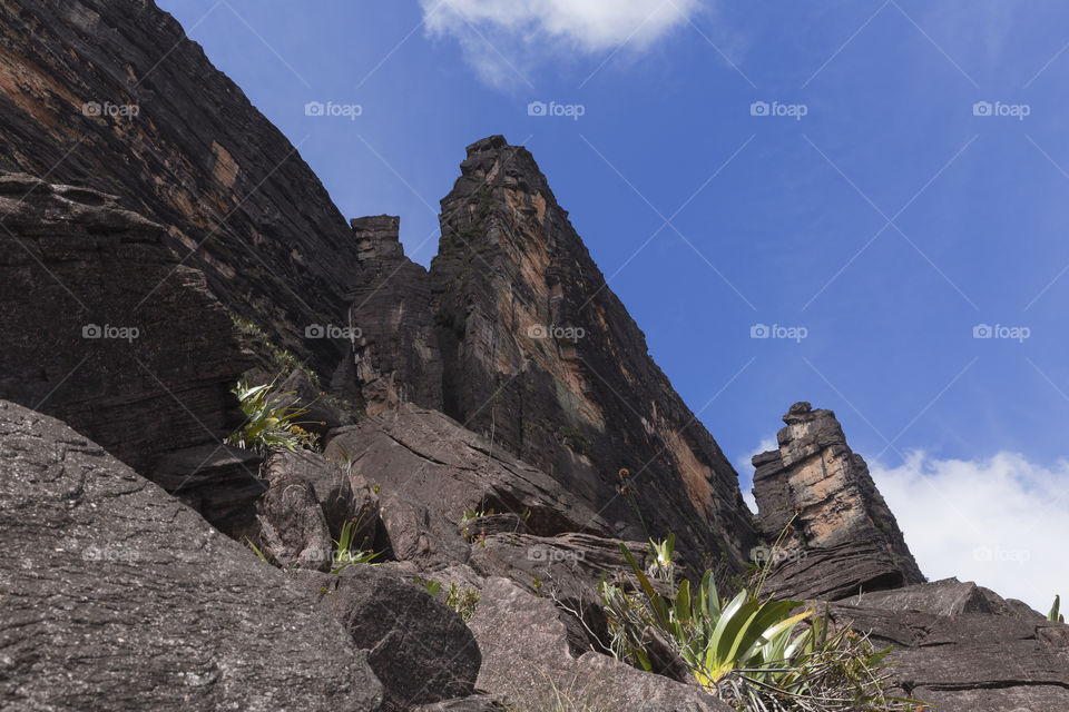 Kukenan Tepui in Venezuela in Canaima National Park.