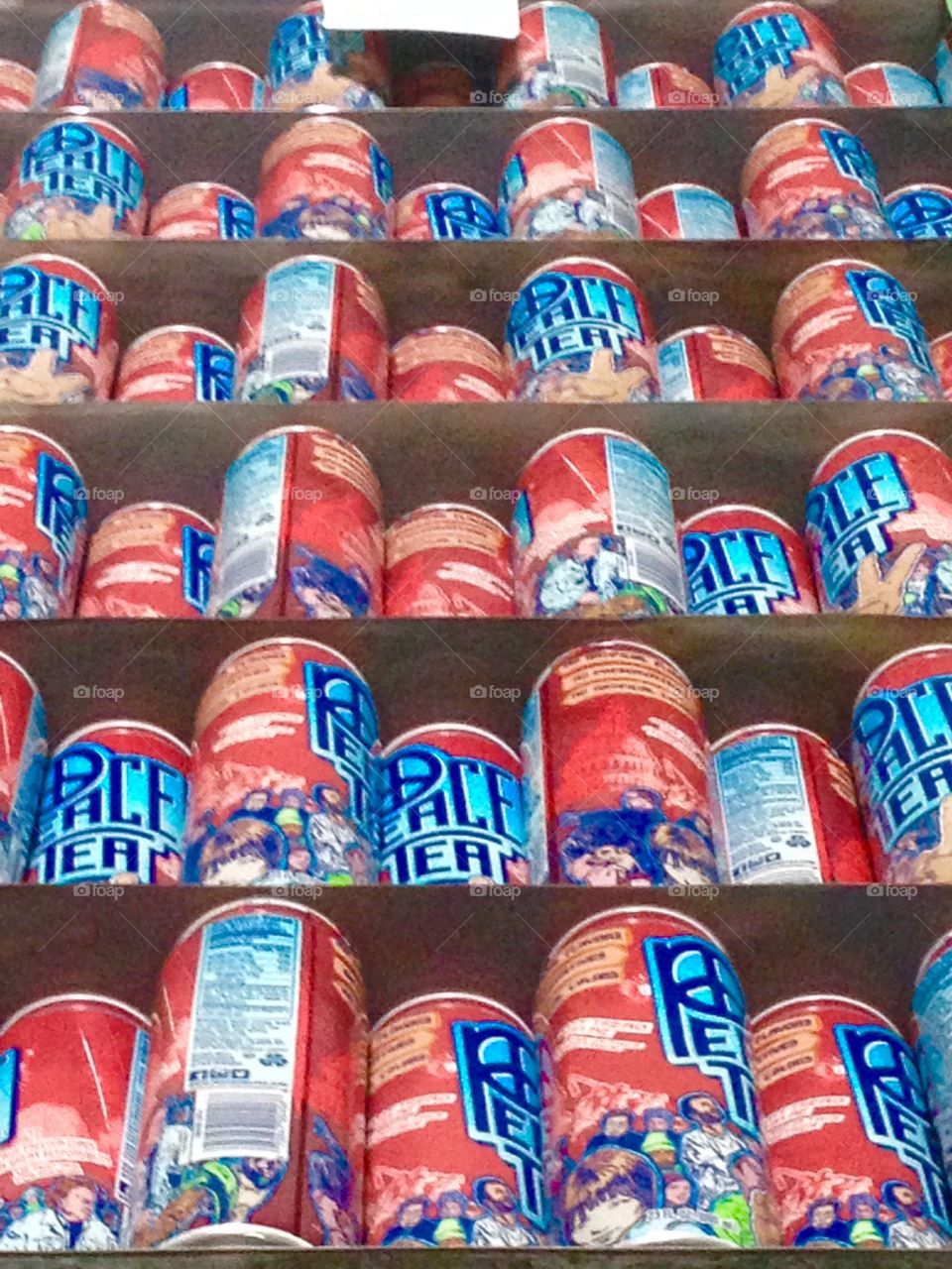 Arizona ice tea, can, beverage, color, pallet, stack