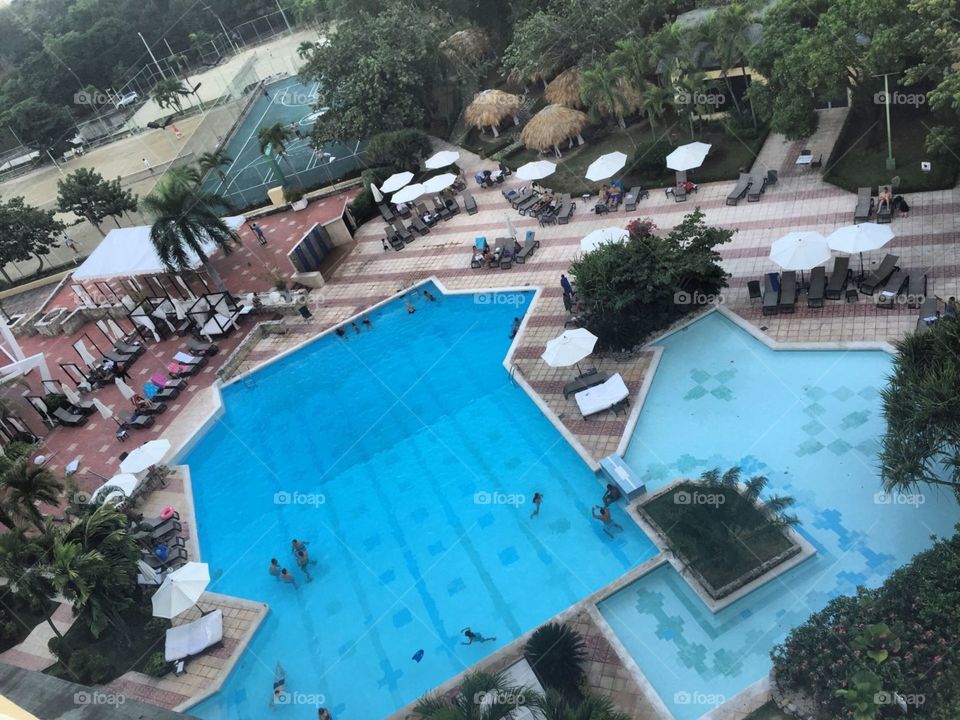 Dominican fiesta pool