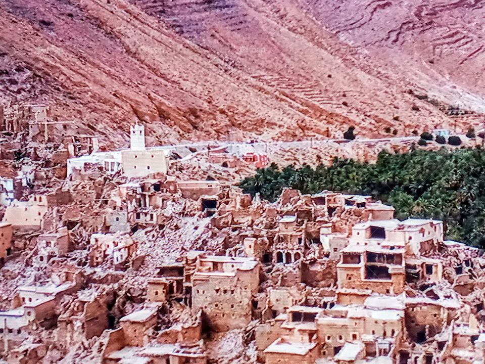 ancien village in tafrout of morroco