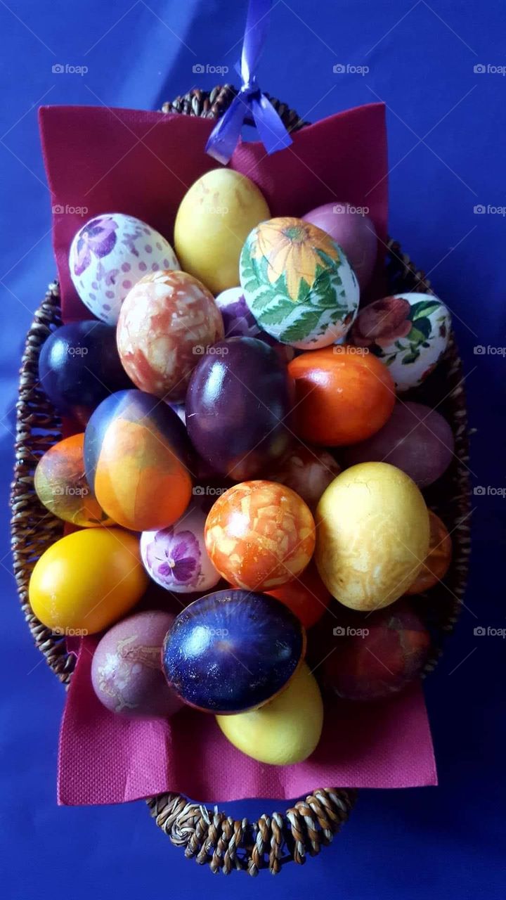 Easter eggs, Easter time, Easter tradition.