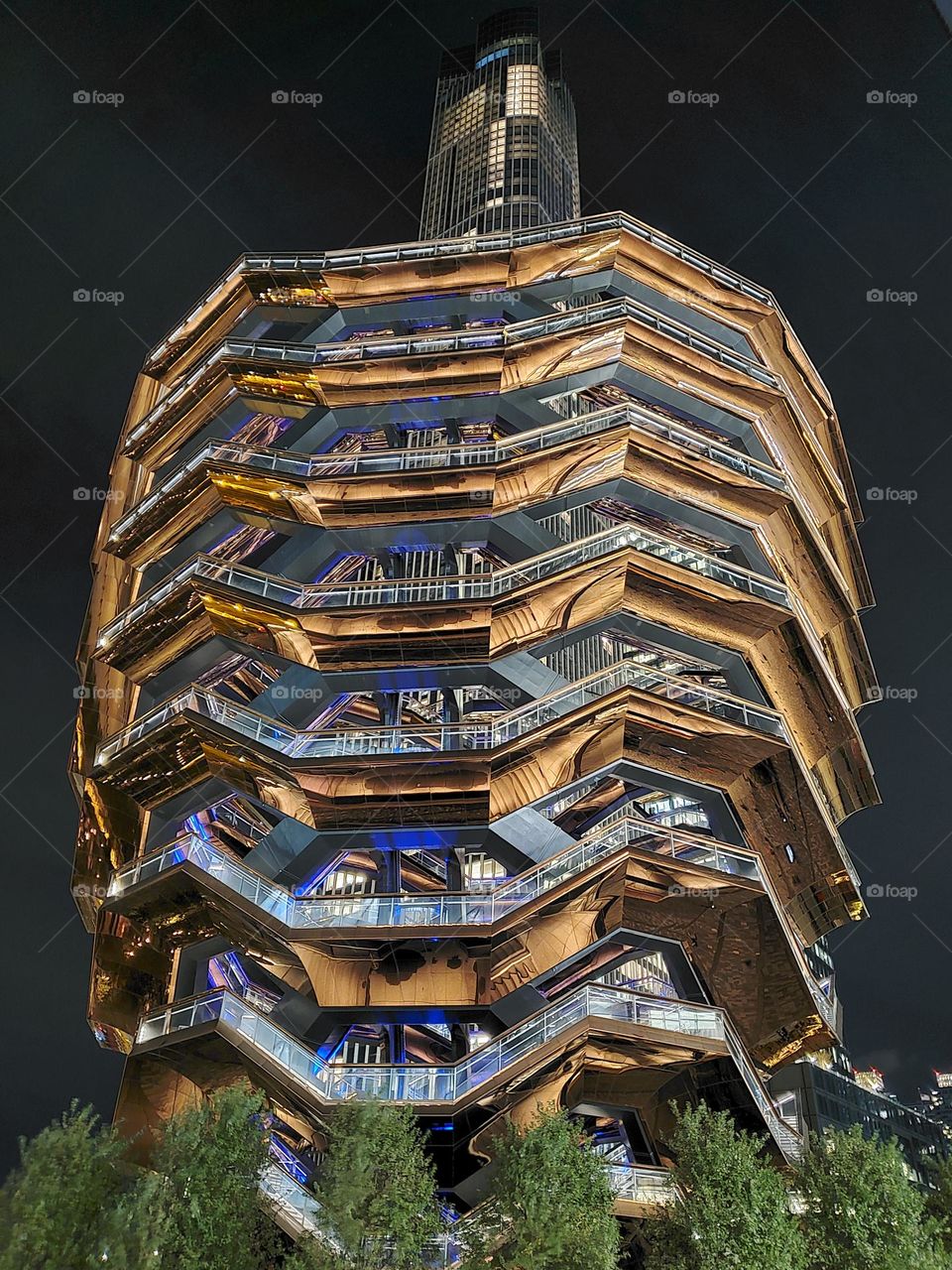 The Vessel is a multistory structure in New York City