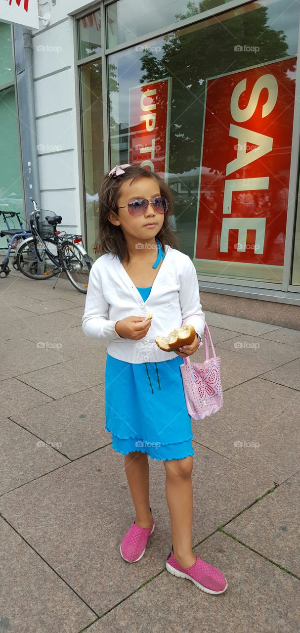 Child, People, Woman, Street, Outdoors