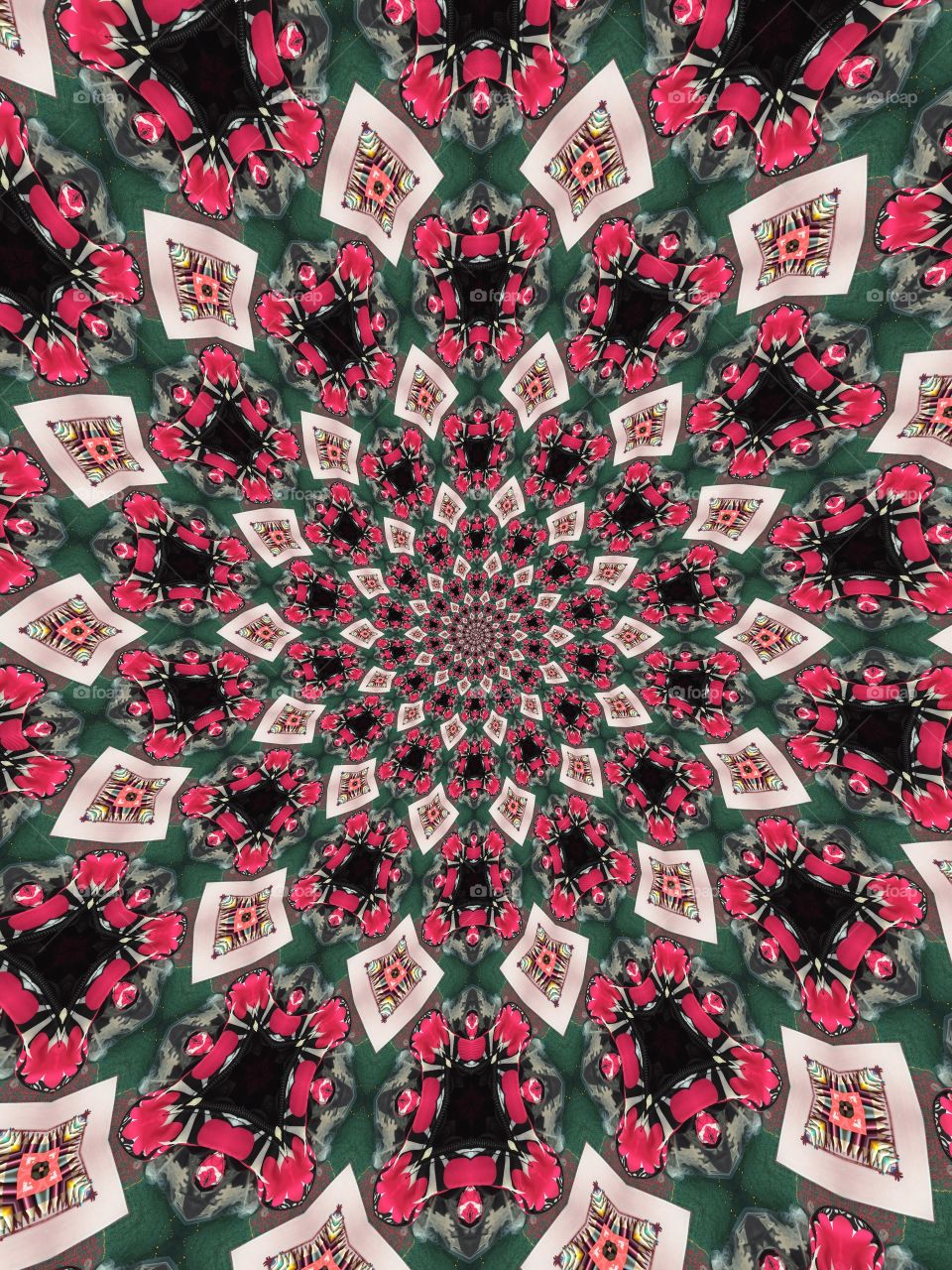 Pink Kaleidoscope Image