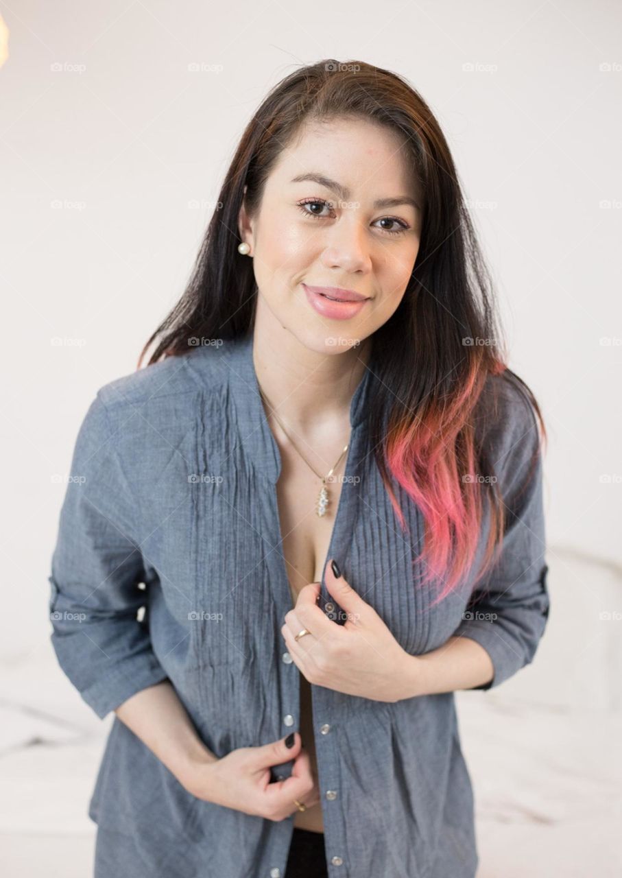 Portrait of a beautiful woman.