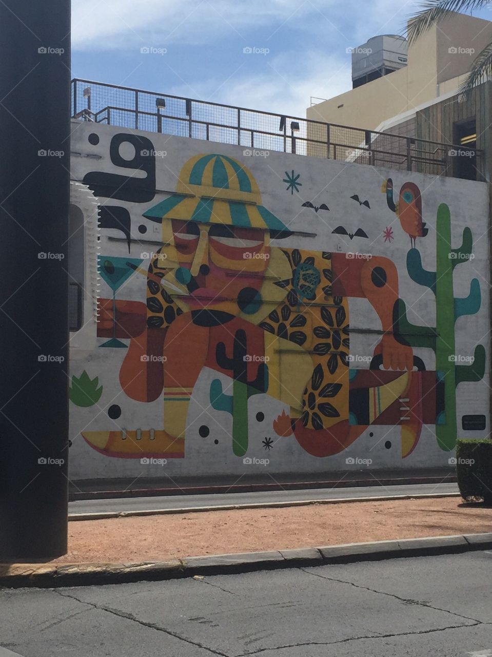 Mural on Fremont St Las Vegas