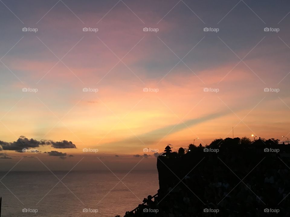 Sunset in Bali 
