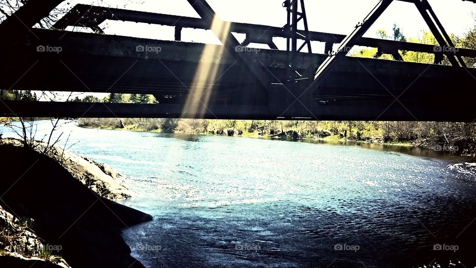 bridge. bridge in serpant river