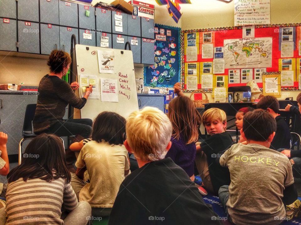 Elementary school classroom