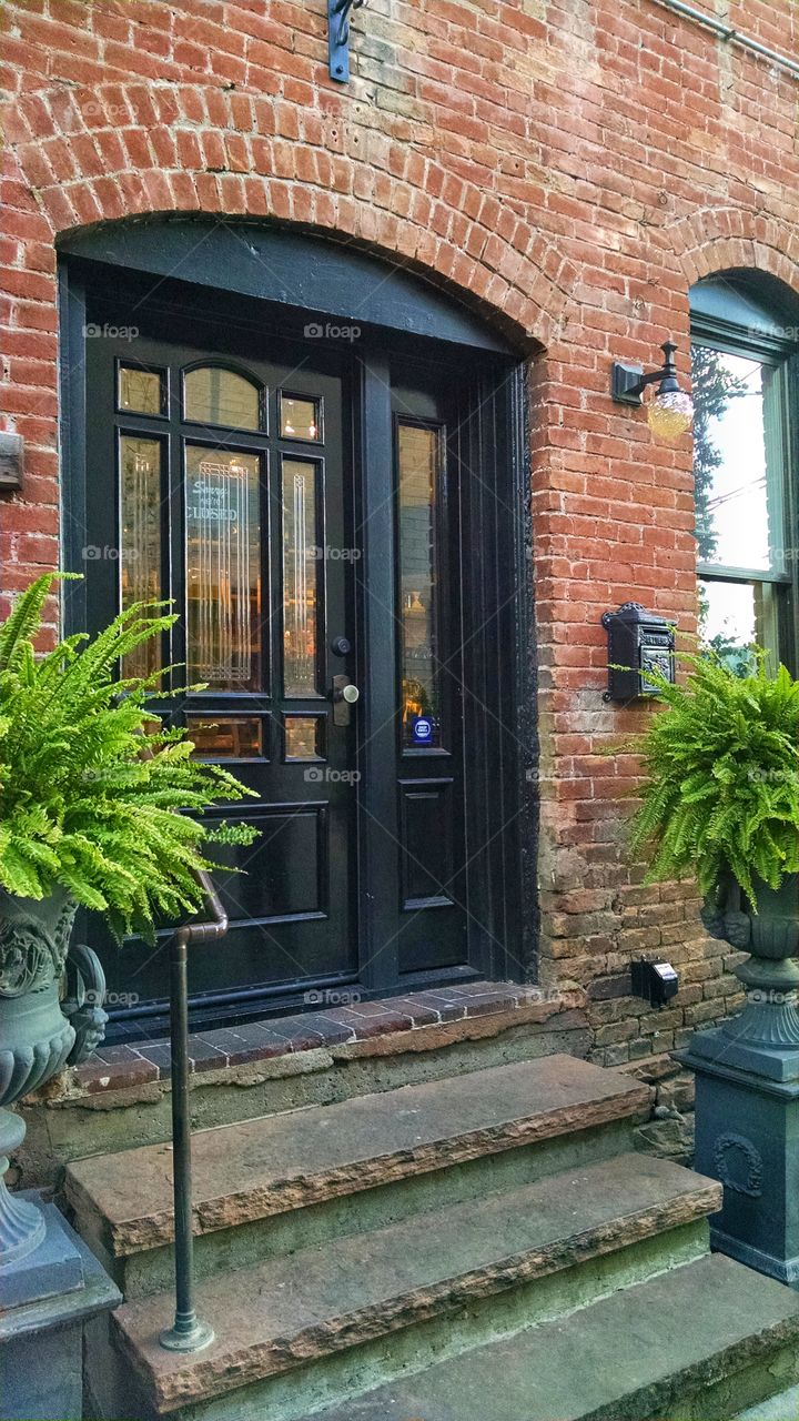 New doorway, old building