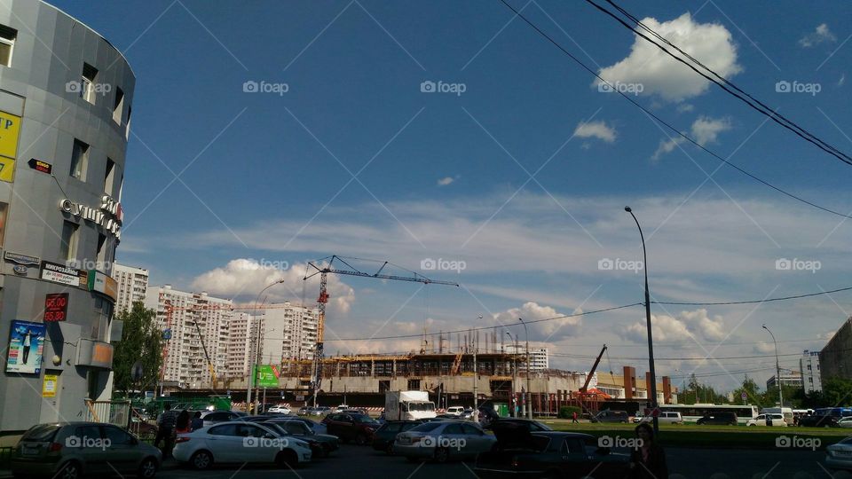 New buildings in Moscow