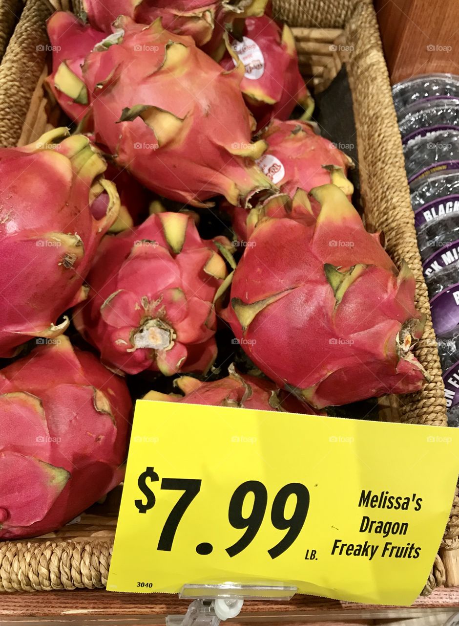 Dragon freaky fruit- pink and spiked  