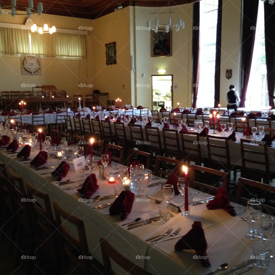 Dining hall college Oxford 