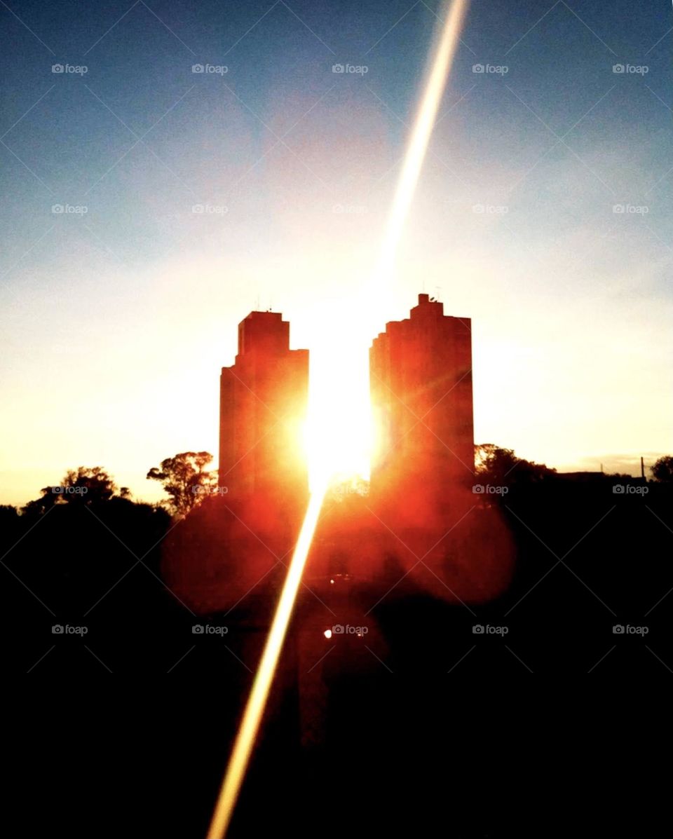 🌄🇺🇸 An extremely beautiful dawn in Jundiaí, interior of Brazil. Cheer the nature! / 🇧🇷 Um amanhecer extremamente bonito em Jundiaí, interior do Brasil. Viva a natureza! 
