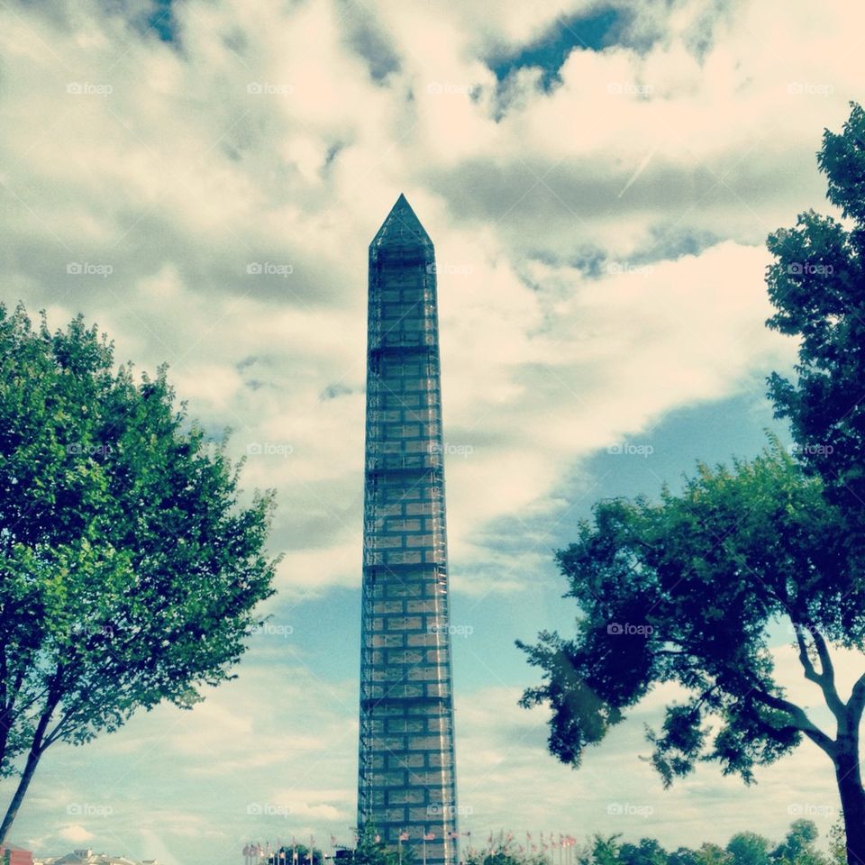 Walking around DC. Washington Monument
