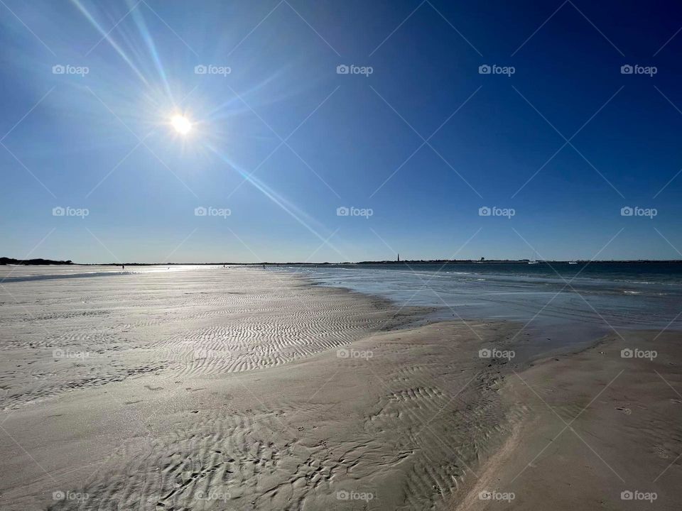 Clear skies, sun shining and sand between your toes 